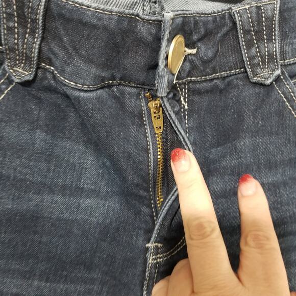 Democracy Jeans Womens 8 Blue Skinny Ab Solution Stretch Dark Indigo B1176KAN - Picture 4 of 12